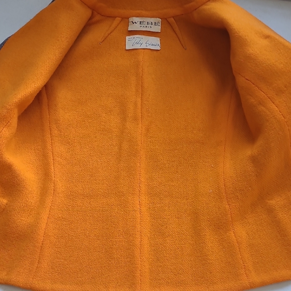 1960s Space Age Mod Set: WÉBÉ Paris x Lily Simon Montreal Wool Mad Men - Picture 10 of 16